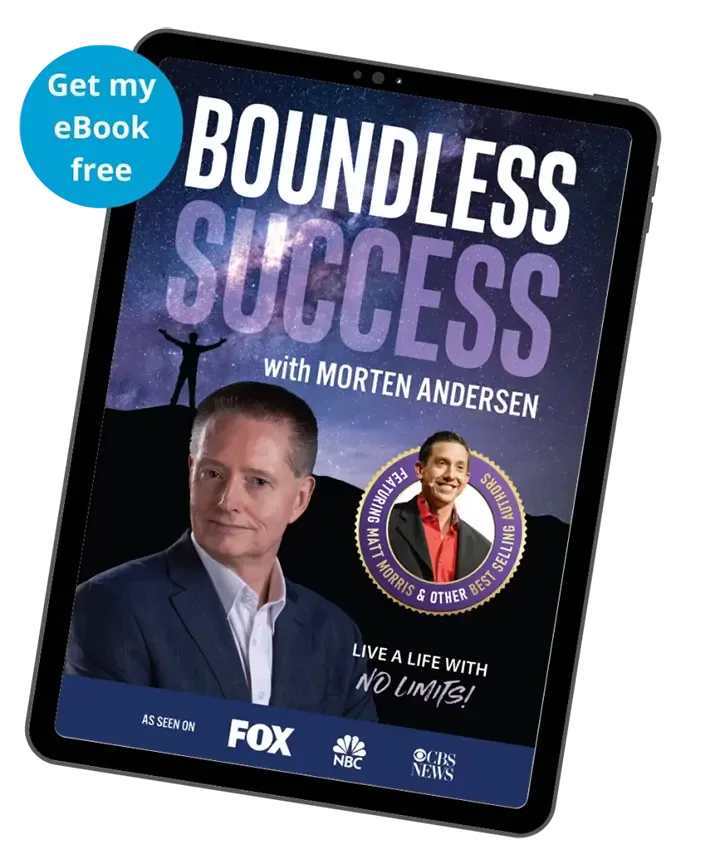 The cover of Morten Andersen's eBook - Boundless Success with Morten Andersen